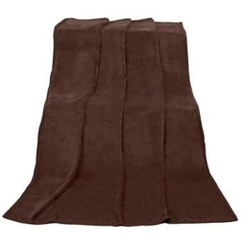 Bellatex Korall micro jednolôžko – 150 × 200 cm – tmavo hnedá (658)