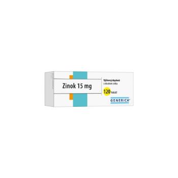 Generica Zinek 15 mg 120 tabliet