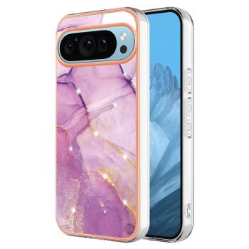 IMD MARBLE Ochranný kryt pre Google Pixel 9 / Pixel 9 Pro PURPLE