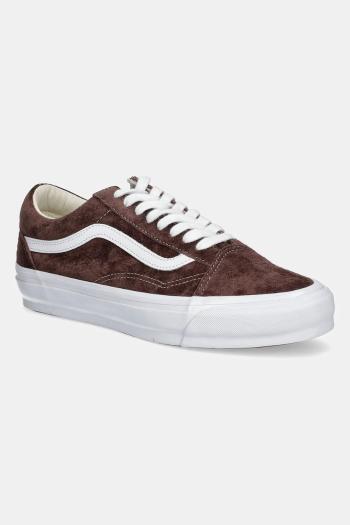Semišové tenisky Vans Premium Classics LX Old Skool hnedá farba, VN000CXUDMV1