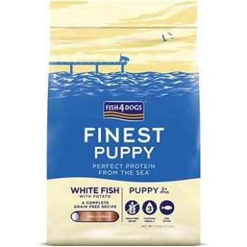 FISH4DOGS Granuly malé pre šteniatka Finest biela ryba so zemiakmi 1,5 kg, 2m+ (5056008807702)
