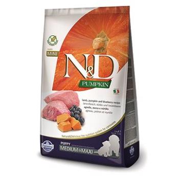 N&D grain free pumpkin dog puppy M/L lamb & blueberry 12 kg (8010276033345)