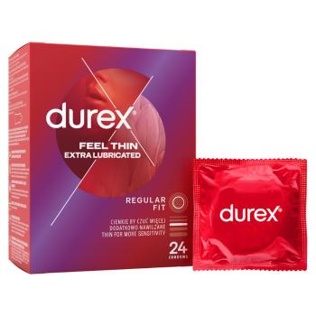 DUREX Feel thin extra lubricated 24 kusov