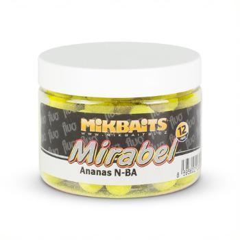 Mikbaits mirabel fluo boilie 150 ml 12 mm - ananas n-ba