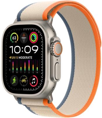 Apple Apple Watch Ultra 2 49m titan cu brățară portocaliu-bej M/L