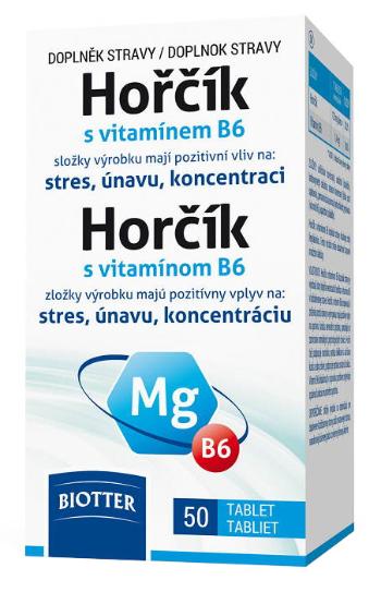 BIOTTER Hořčík 125 mg s vitamínem B6 50 tabliet