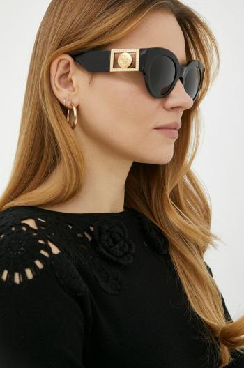 Slnečné okuliare Versace dámske, čierna farba, 0VE4438B