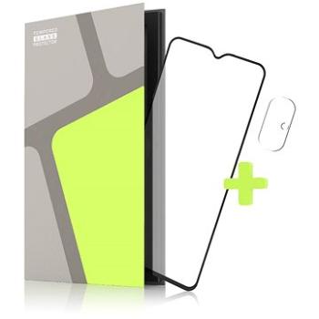 Tempered Glass Protector rámikové Xiaomi Redmi 12C + sklo na kameru (TGR-XR12C-BL)