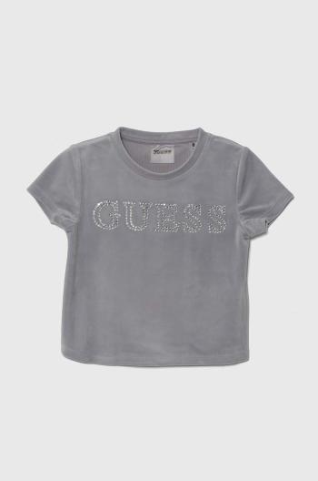 Detské tričko Guess šedá farba, J4YI48 KBXI2