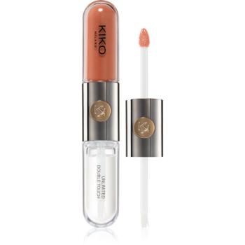KIKO Milano Unlimited Double Touch dlhotrvajúci tekutý rúž odtieň 129 Burnt Tangerine 6 ml