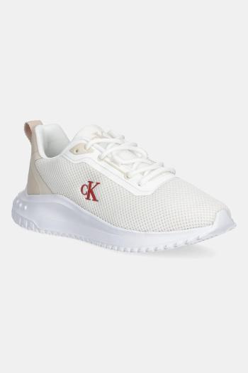 Tenisky Calvin Klein Jeans EVA RUNNER L-UP MIX MESH LOGO CK biela farba, YW0YW01851