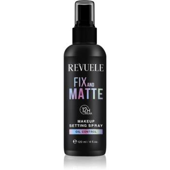 Revuele Makeup Setting Spray Fix And Matte zmatňujúci fixačný sprej na make-up 120 ml