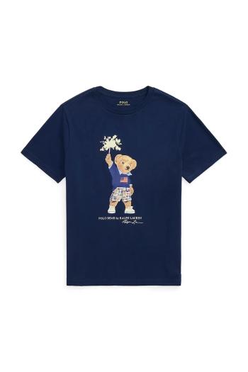 Tričko Polo Ralph Lauren tmavomodrá farba, 323979103001