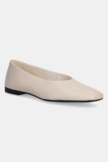 Kožené balerínky Vagabond Shoemakers DELIA béžová farba, 5907-101-02