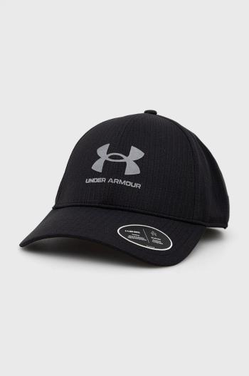 Čiapka Under Armour 1361529 čierna farba, s potlačou