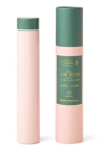 Termo fľaša Designworks Ink Slim Flask 236 ml ružová farba
