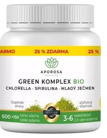 APOROSA Green komplex BIO chlorea Mladý jačmen 750 tabliet