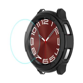 ENKAY TPU FULL BODY Kryt so sklom Samsung Galaxy Watch6 Classic 43mm čierny