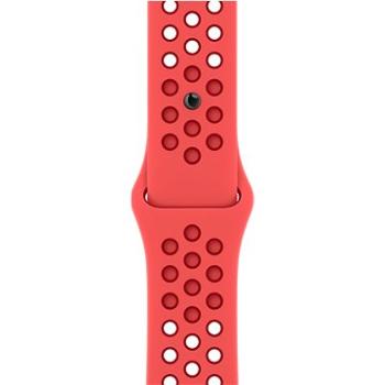 Apple Watch 41 mm žiarivo-karmínový – Gym Red športový remienok Nike (MPGW3ZM/A)