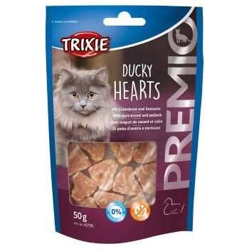 50g Trixie PREMIO Ducky Hearts macskasnack