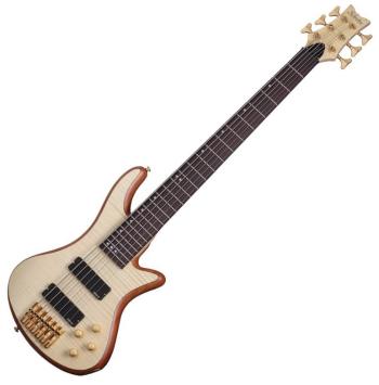 Schecter Stiletto Custom-6 Natural Satin 6-strunová basgitara