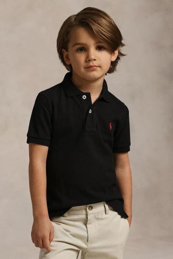 Polo tričko Polo Ralph Lauren čierna farba, 322603252001