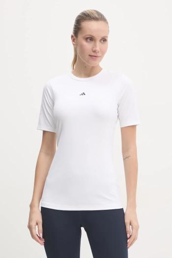 Tréningové tričko adidas Performance Techfit béžová farba, IX3254