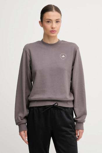 Tréningová mikina adidas by Stella McCartney šedá farba, jednofarebná, JW4692