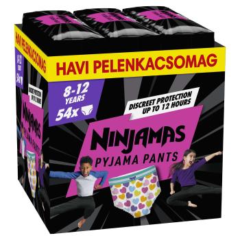 Pampers Ninjamas Pyjama Pants havi Pelenkacsomag 27-43kg XL 8 - S...