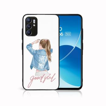 MY ART Silikónový obal Oppo Reno6 5G GOOD GIRL (130)