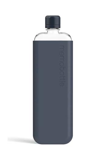 Fľaša na vodu Memobottle Original Slim 450 ml modrá farba