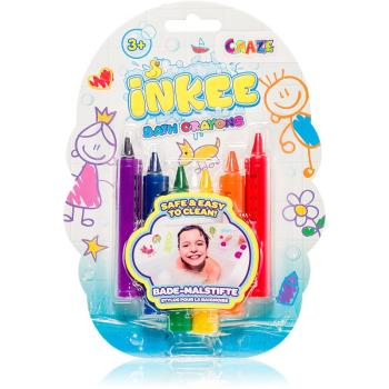 Craze INKEE Bath Crayons pastelky do vane 3+ 6 ks