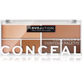 Revolution Relove Conceal Me paleta korektorov odtieň Medium 2,8 g