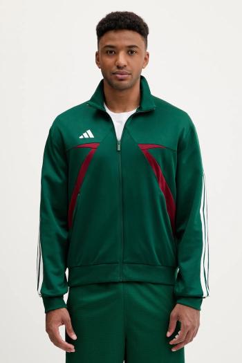 Mikina adidas Tiro zelená farba, vzorovaná, JN2580