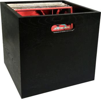 Music Box Designs India Ink 12" Vinyl Storage Box na LP platne Black