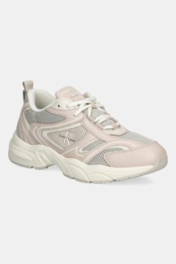 Tenisky Calvin Klein Jeans RETRO TENNIS MESH ML biela farba, YW0YW01807