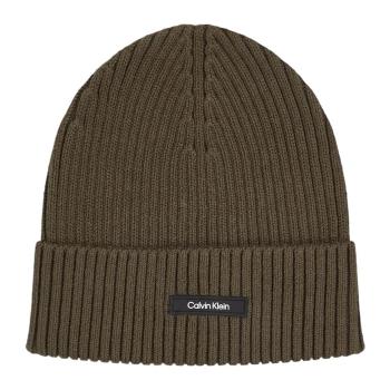 Calvin Klein Jeans  CLASSIC COTTON RIB BEANIE K50K512362  Čiapky Zelená