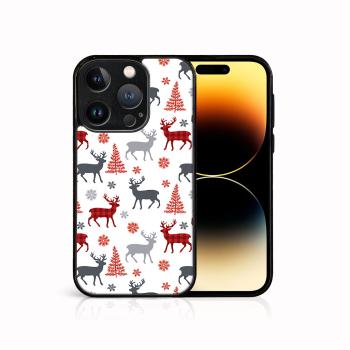 MY ART Kryt s vianočným dizajnom Apple iPhone 15 Pro DEER (068)