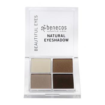 BENECOS Očné tiene 4paletka Coffee & cream BIO 8 g