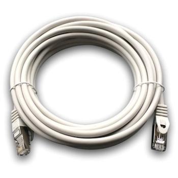 Datacom Patch cord S/FTP CAT6A 5 m sivý (1694)