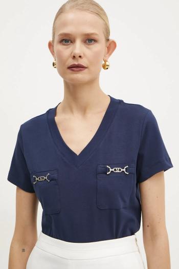 Tričko Marciano Guess PATTY dámske, tmavomodrá farba, 5RGI03 6008A