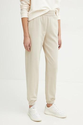 Tepláky Armani Exchange dámske, béžová farba, jednofarebné, XW000089 AF10172