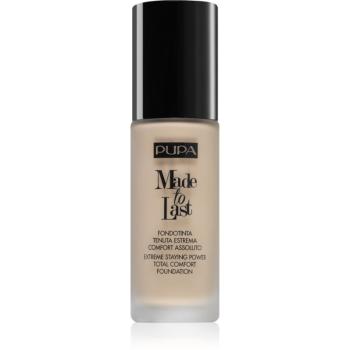 PUPA Milano Made to Last dlhotrvajúci tekutý make-up odtieň 040 Medium Beige 30 ml