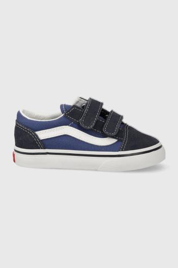 Detské tenisky Vans TD Old Skool V tmavomodrá farba