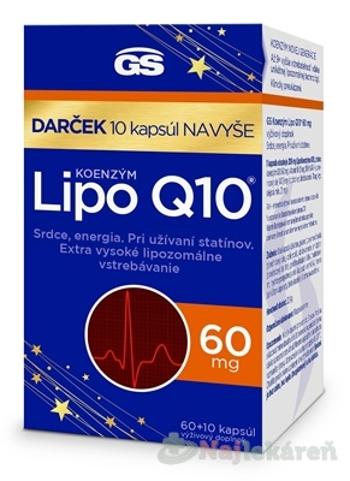 GS Koenzým Lipo Q10 60 mg