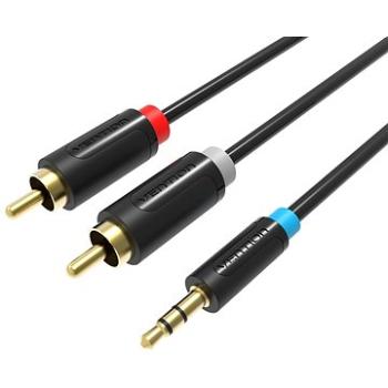 Vention 3,5 mm Jack Male to 2-Male RCA Adapter Cable 5 m Black (BCLBJ)