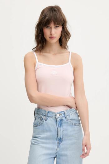 Top Guess Jeans ružová farba, W5GP37 J1314