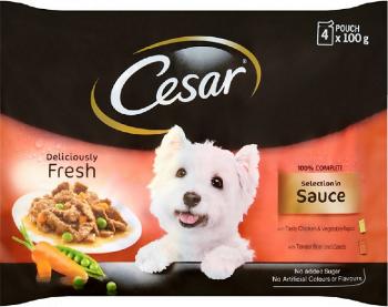 CESAR dog Selection mix v omáčke kapsičky pre psy 400g