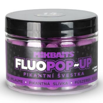 Mikbaits plovoucí boilie fluo pikantní švestka 150 ml - 14 mm