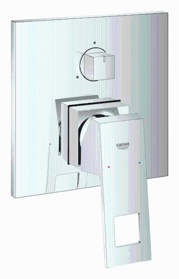Sprchová batéria GROHE Eurocube bez podomietkového telesa chróm 24094000